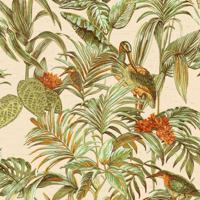 Dutch Wallcoverings Wallstitch/Bs1 Bird Of Paradise Grn - Groen - thumbnail
