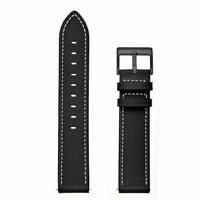 Garmin Forerunner 970 / 570 (47mm) / 255 - lederen bandje - Zwart - thumbnail