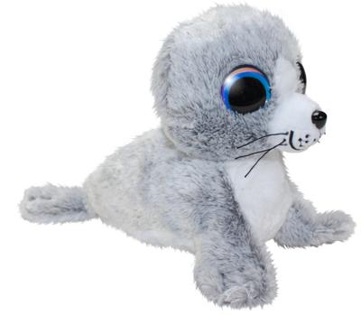 Lumo Stars knuffel Lumo Seal Kuutti grijs 15 cm Lumo Stars knuffel Lumo Seal Kuutti grijs 15 cm