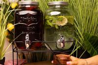 Cookinglife Dubbele Drankdispenser - met houder - 2 x 4 liter - thumbnail