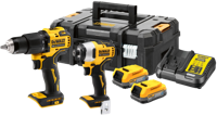 DeWALT DCK2062E2T Accu combiset 2-delig 18V XR 1.7Ah POWERSTACK in TSTAK - thumbnail