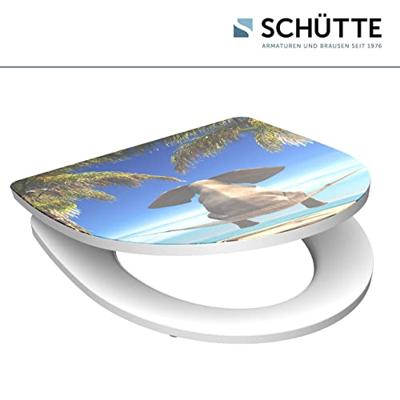 SCHÜTTE toiletbril met soft-close happy elephant duroplast hoogglans