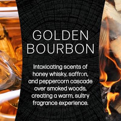 WoodWick golden bourbon ellipse candle