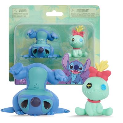Disney Stitch figurenset Scrump & ondersteboven Stitch