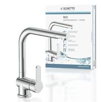 Keukenmengkraan Schutte Rio Hoge Draaibare Uitloop Chroom - thumbnail