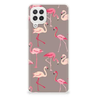 Samsung Galaxy A22 4G | M22 | TPU Hoesje | Flamingo
