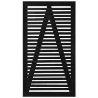 Zwart Houten Tuindeur Tokyo 100 x 180 CM - thumbnail