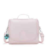 Kipling New Kichirou Large Lunchbox with Trolley Sleeve-Sea Pink Metallic - thumbnail