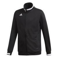 Adidas T19 Track Jacket Jr Zwart - thumbnail