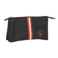 Pennenetui met 3 vakken El Ganso Black Zwart 22 x 12 x 3 cm - thumbnail