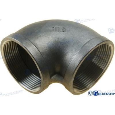 GS30546 - 90 graden F-F RVS-bocht 2"