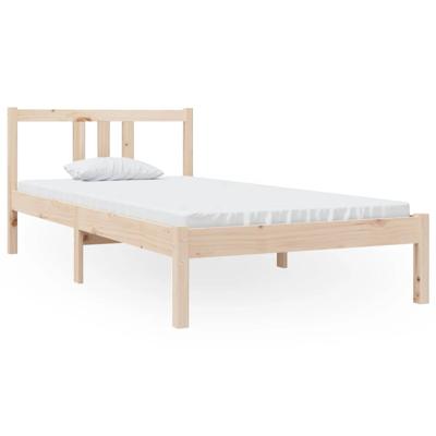 Bedframe massief hout 90x190 cm Bedframe massief hout 90x190 cm