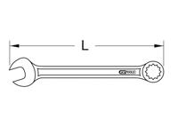 KS Tools 519.0653 519.0653 Ring-steeksleutel Sleutelbreedte (metrisch) 13 mm - thumbnail