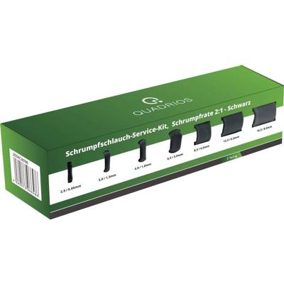 Quadrios 2004CA098 Krimpkous assortiment Zwart Krimpverhouding:2:1 7 onderdelen Quadrios 2004CA098 Krimpkous assortiment Zwart Krimpverhouding:2:1 7 onderdelen