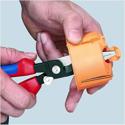 Knipex Elektro installatietang zwart geatramenteerd met meer-componentengrepen 200 mm - 1392200 - thumbnail