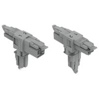 WAGO 890-1701 T-verbinder 890 Totaal aantal polen: 2 16 A Grijs 25 stuk(s) - thumbnail