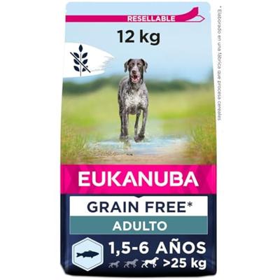 Eukanuba Adult L/XL graanvrij zeevis hondenvoer 12 kg