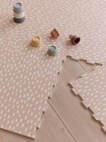 Groot tapijt met 9 schuimtegels rozen - thumbnail