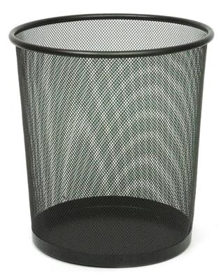 Papierbak Vepa Bins rond 19 liter zwart