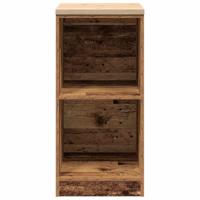 Garagekast 40x51x85 cm massief grenenhout oud hout - thumbnail