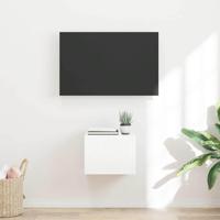 TV Wandkast Glanzend Wit 60 x 31 x 29.5 cm Bewerkt hout - thumbnail