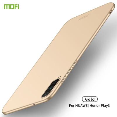 Voor Huawei Honor Play 3 MOFI Frosted PC ultradun hard case (goud)