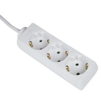Hama Distribution Panel 3 Sockets Child-proof 3 M White - thumbnail