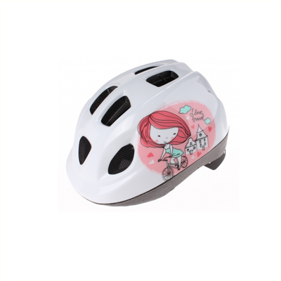 Polisport Helm prinses wit maat 46/53 cm