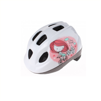 Polisport Helm prinses wit maat 46/53 cm - thumbnail