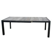 Harrisburg uitschuifbare dining tafel midnight grey L 154 - 214 x D 90.5 x H 74 cm Oosterik Home - Oosterik home - thumbnail