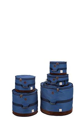 Tama TDSS52KNB Powerpad Designer Navy Blue 5d. drumhoezenset 22,10,12,14,16 - thumbnail