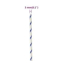 VidaXL Boot touw 3 mm 50 m polypropyleen wit - thumbnail