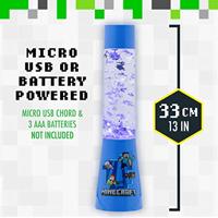 Minecraft Plastic Flow Lamp 33cm - thumbnail