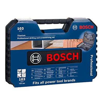 Bosch Professional 103-delige boor- en bitset (hout, steen en metaal, boor- en schroefgereedschapaccessoires) - thumbnail