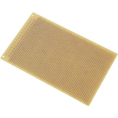TRU COMPONENTS SU527413 Printplaat Hardpapier (l x b) 16 cm x 10 cm 35 µm Rastermaat 2.54 mm Inhoud 1 stuk(s)