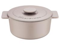 Masterpro Gietijzeren pan met deksel Ø 21 cm (Beige) - thumbnail