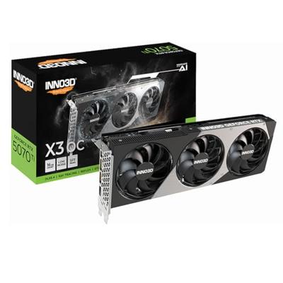 Inno 3D Nvidia RTX 5070 Ti Videokaart RTX™ 5070 Ti X3 OC 16 GB GDDR7-RAM PCIe x16 PCIe 5.0 x16 Inno 3D Nvidia RTX 5070 Ti Videokaart RTX™ 5070 Ti X3 OC 16 GB GDDR7-RAM PCIe x16 PCIe 5.0 x16