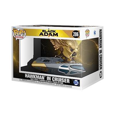 Black Adam Funko Pop Vinyl: Hawkman in Cruiser - thumbnail