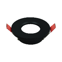 Tronix Inbouwspot vast rond 84mm zwart IP65 - 5011014 - thumbnail