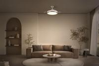 OSRAM HOMELIGHTING Ceiling Fan Retractable 1070 66W White Plafondventilator 66 W - thumbnail