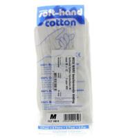 Softhand Verbandhandschoen soft cotton M 12 5 Paar - thumbnail