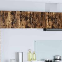 Keukenkast met plank Gerookt eiken 80 x 31 x 40 cm Bewerkt hout - thumbnail