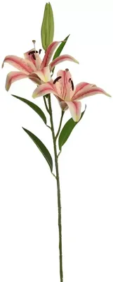 Pure Royal kunsttak lelie 87cm roze Pure Royal kunsttak lelie 87cm roze
