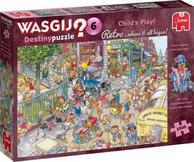 Jumbo Wasgij Retro Destiny 6 puzzel Kinderspel - 1000 stukjes