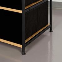 Kast Max Home Stof Staal Melamine spaanderplaat 60 x 175 x 40 cm - thumbnail