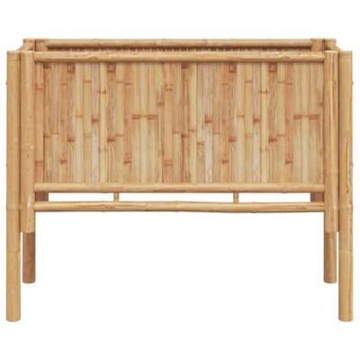 Verhoogde plantenbak Bruin 90 x 35 x 70 cm Bamboe - thumbnail