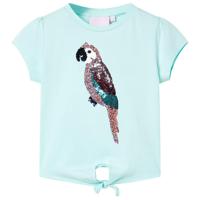 VidaXL Kindershirt 140 lichtzeeblauw - thumbnail
