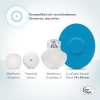 Cure Tape Sensor patch blue 25 Stuks - thumbnail