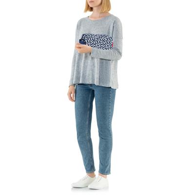 Reisenthel toilettas wit/donkerblauw