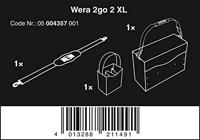 Wera go 2 XL 05004357001 Gereedschapstas (zonder inhoud) Universeel 1 stuks (b x h x d) 330 x 455 x 170 mm - thumbnail